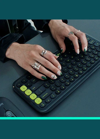 Клавиатура беспроводная Pop Icon Keys Off White (920-013072) Logitech (336950987)