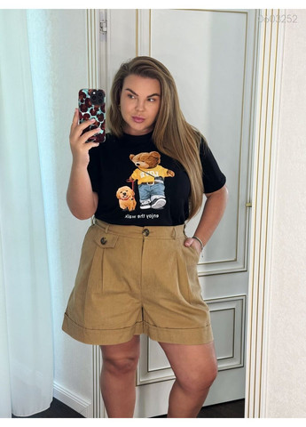 Жіночі шорти Мод: №8 (кемел) 0603252 Peony (352261093)