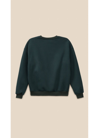 Темно-зелений світшот однотонний жіночий wbc02433 shop (2000990818874) LAWA (316025333)