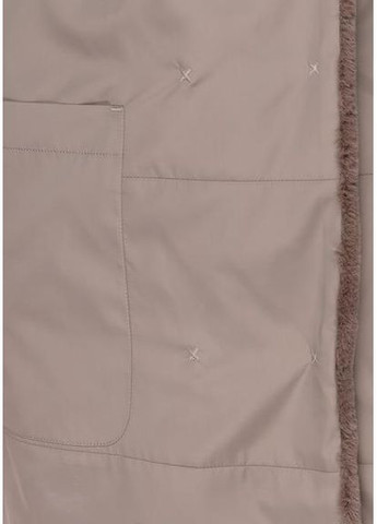 Пальто з Екохутром і Шалевим Коміром 1101M-C Т. беж/ горне ехо SAM Samange (367582221)