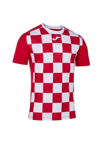 Красная футболка футбольная flag ii красно-белая 101465.602 с коротким рукавом Joma Модель