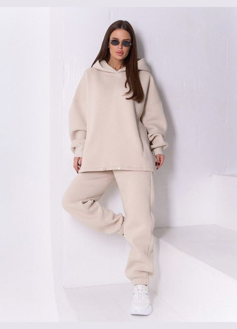 Спортивные штаны 14923B светло-бежевые ISSA PLUS (317709131)