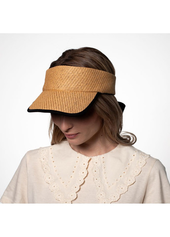 Козирок від сонця жіночий папір бежевий АМІРА LuckyLOOK 444-430 (322999094)