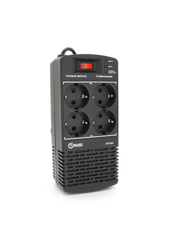 Стабілізатор напруги релейний EPX-804 800VA 400W, input: 184 ~ 276V, output: 220V ± 10%, 4 SHUKO, Q12 Europower (314778148)