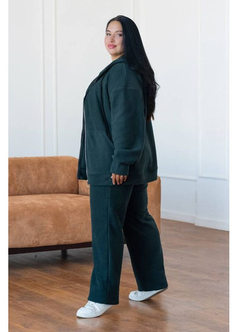 Теплий жіночий костюм, двосторонній фліс, бордовий No Brand (369667733)