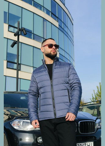 Синя демісезонна вітровка No Brand