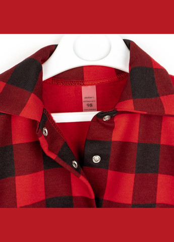 Красное платье с начесом dexter`s в клетку plaid dexter's (279761318)