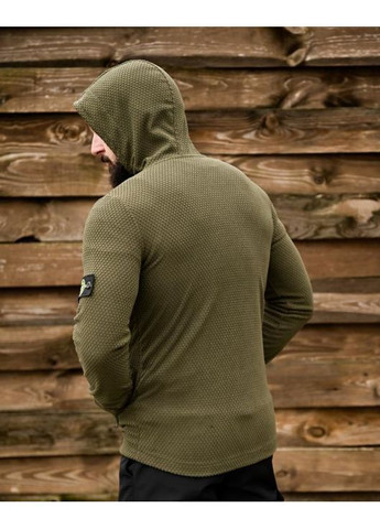 Демисезонная мужская флисовка Stone Island олива Freedom (370604010)