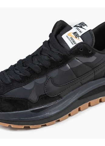Чорні кросівки чоловічі nike vaporwaffle black найк вапорвафл чорні демісезон No Brand
