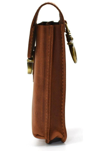 Мужская сумка чехол для телефона на пояс на ремень из натуральной кожи маленькая Коричневый 35298 TARWA (333594243)