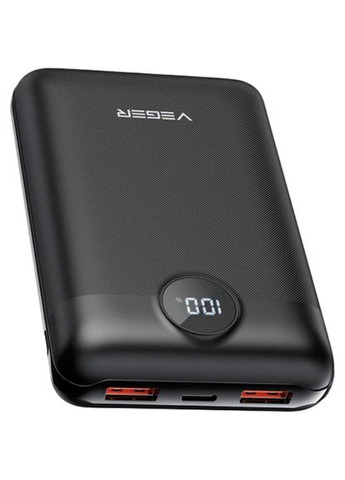 Powerbank S20 20000mAh Quick Charge PD22.5W Black (1283126526862) Veger (316696747)
