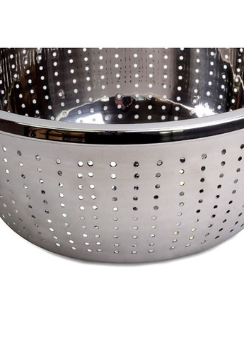 Дуршлаг 26 см нержавеющая сталь с силиконовыми ручками Kamille (360560261)