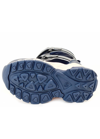 Цветные ботинки зимние 7022 для девочек сине-розовые, эко кожа. размер 23 Weestep