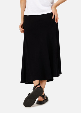 Черная женская юбка цвет черный цб-00252860 Mass