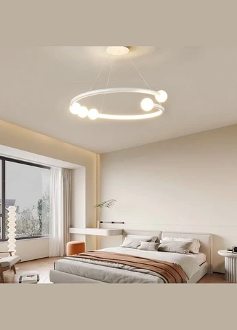 Белая LED люстра с акриловыми шарами LineF (397591755)