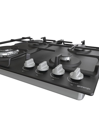Варильна поверхня газова, 60см, чавун, чорний Gorenje (316391148)