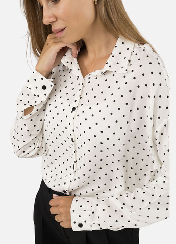 Жіноча сорочка з довгим рукавом колір білий CB-00256804 Miss Brown (319076096)