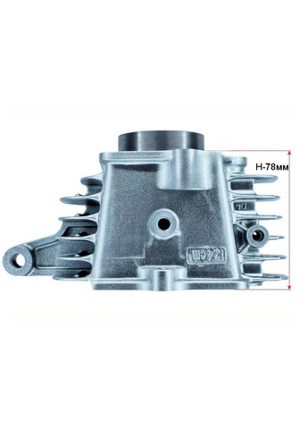 Поршнева (ЦПГ) Дельта/Альфа/Актив 125cc (ø-52,4мм p-13мм) алюмінієва, з вухом (китай) No Brand (369802322)