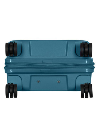 Валіза, Aero, поліпропілен, мала, 35/44 л, TSA, 4 колеса, EXP, синій 2E (370618060)