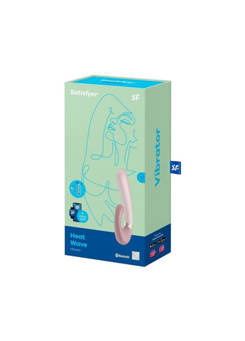 Смарт вібратор-кролик із підігрівом Heat Wave Mauve - CherryLove Satisfyer (283251345)