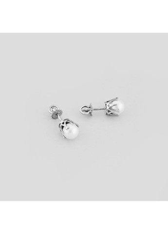 Сережки Королівські перли Minimal (362361229)