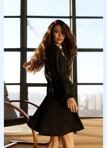 Чорна святковий, коктейльна сукня з пишною спідницею Seventeen