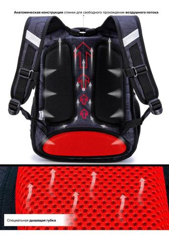 Рюкзак школьный для мальчиков /SkyName R1-062 Winner (332164316)