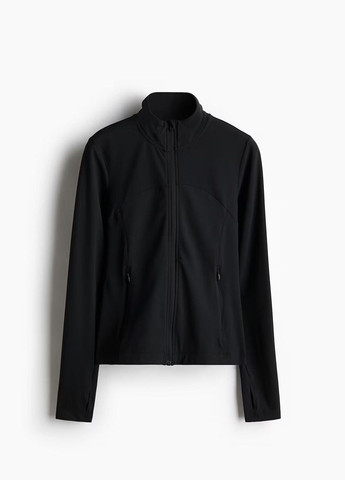 Черная демисезонная куртка H&M