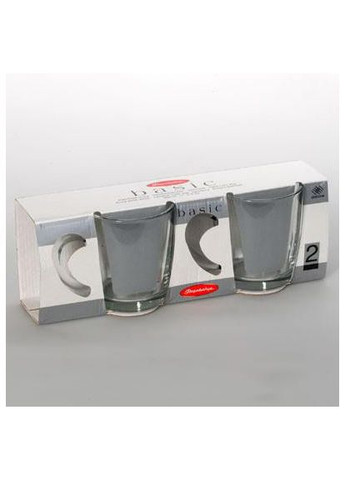 Набір кухлів Mugs 350мл 2шт скляні для гарячих напоїв чашки для чаю та кави Pasabahce (368988865)