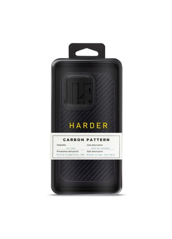 Чохол до мобільного телефона (ARM76779) Harder Carbon Pattern Apple iPhone 14 Pro Black (357492224)