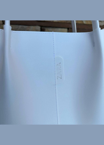 Качественная классическая женская сумка Зара черная, большая женская сумочка эко кожа Турция No Brand (334729505)