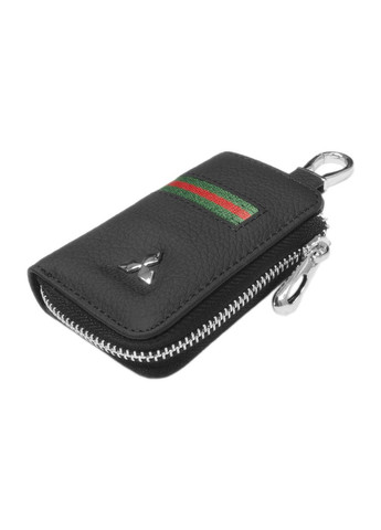 Ключниця, шкіряна автоключниця з логотипом МІТСУБІШІ (багатофункціональна чорна 11012) Mitsubishi (360949395)