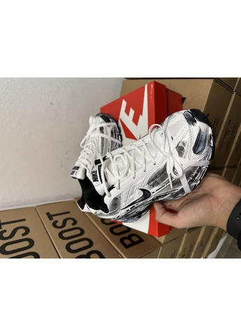 Белые летние кроссовки nike initiator custom white black найк инитиатор No Brand