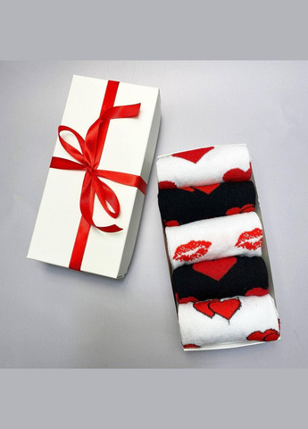 Комбіновані набір жіночих шкарпеток 36-41 5 пар у подарунковій коробці Vakko (308683649)