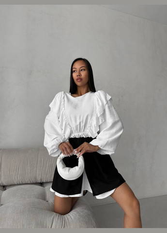 Білий ділова, кежуал, коктейльна, вечірня жіноча сукня кльош No Brand