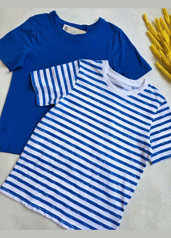 Синяя летняя набор футболок для мальчиков Lupilu Футболка