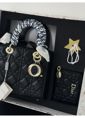 Жіноча сумка клатч чорний набір подарунковий жіночий сумка з гаманцем No Brand (369935695)