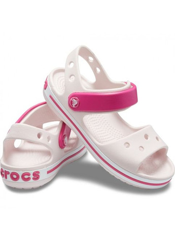 Розовые повседневные сандалии crocband sandal 1-32.5-20.5 см ballerina pink 12856 Crocs