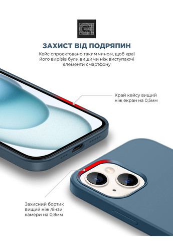 Панель ICON2 Case для Apple iPhone 15 Plus Storm Blue (ARM70514) ArmorStandart (280439437)