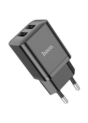 Зарядний пристрій N25 Maker (2 USB) 6931474782076 чорний Hoco (279553623)