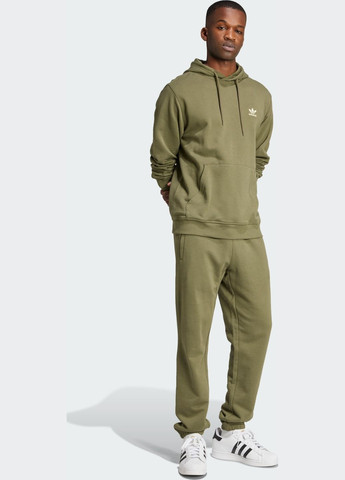 Зеленые спортивные демисезонные брюки adidas