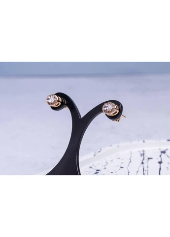 Серьги пусеты, серьги гвоздики овальной формы, позолота Xuping Jewelry боксерки (393799816)