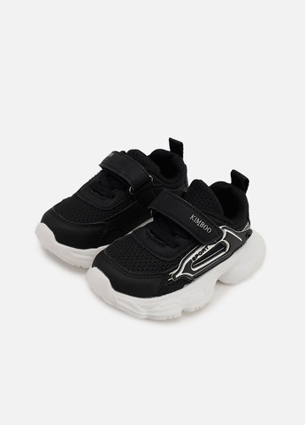 Чорні Осінні кросівки для хлопчика, на пласкій підошві колір чорний цб-00274050 Kimboo