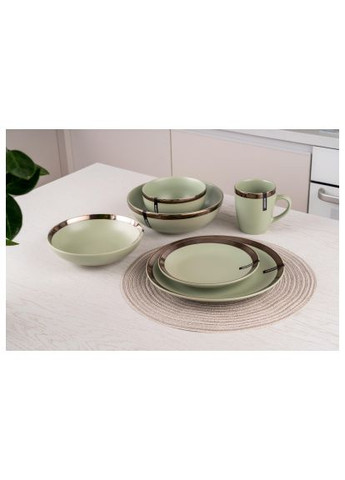 Тарілка (AR2919LGC) Ardesto Liguria Dessert 19 см Green Bay (366649957)