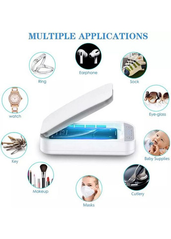 Уф стерилизатор портативный для телефона Portable Phone Sanitizer с функцией ароматерапии UV (353969541)