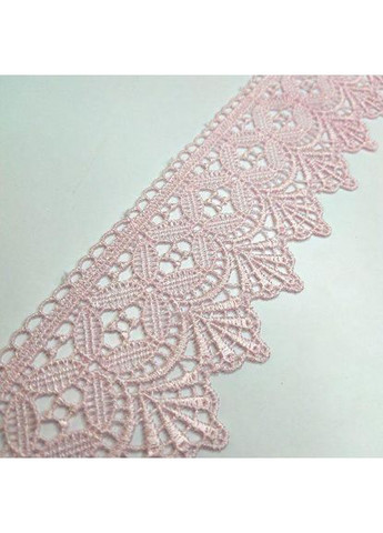 (1 метр) Мереживо макраме Sindtex 6 см колір - ніжно-рожевий (28м-Y10494-6) Plus-plus (352747532)