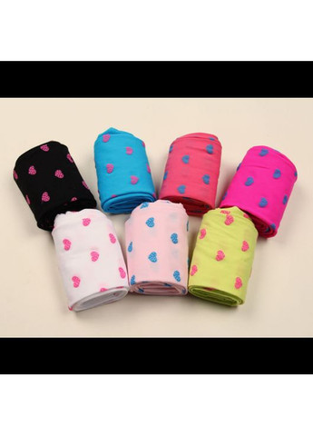 Колготки детские в сердечки, нежно розовые, 100 den, ростом 105-130 см. No Brand (346048689)