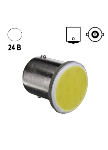 Світлодіодна лампа T25 1 діод COB 1156 BA15S 24V WHITE AllLight (394206537)