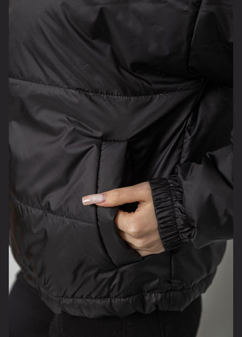 Черная демисезонная куртка женская демисезонная Ager 102R5273