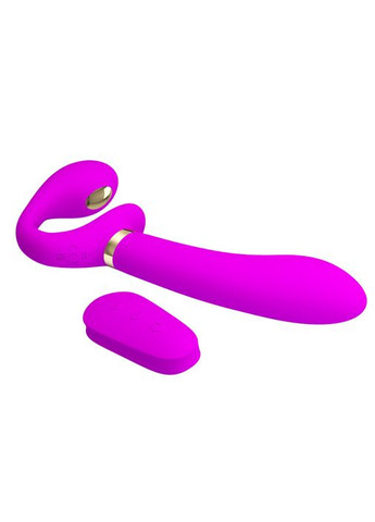 Страпон без ремней протез члена для женщин с вибрацией и электростимуляцией с пультом управления Thunderbird LyBaile (317747822)